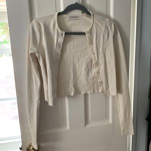 Urban outfitters cropped button down cardigan